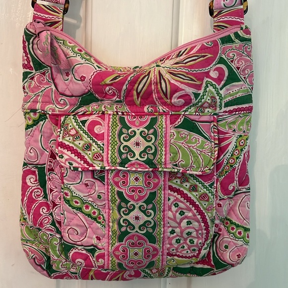 Bundle of 2 Vera Bradley lunch tote/small purse/ crossbody & tote bag w/pockets. - Picture 2 of 12